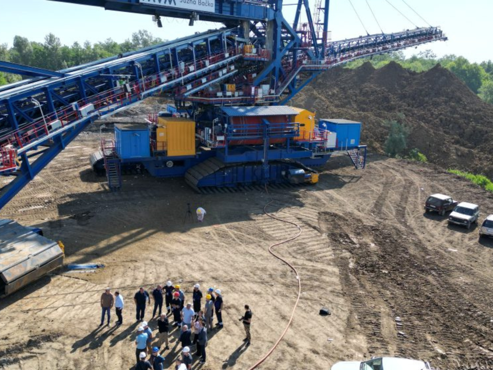 EPS:  Počeo sa radom novi odlagač otkrivke na ugljenokopu „Radljevo“